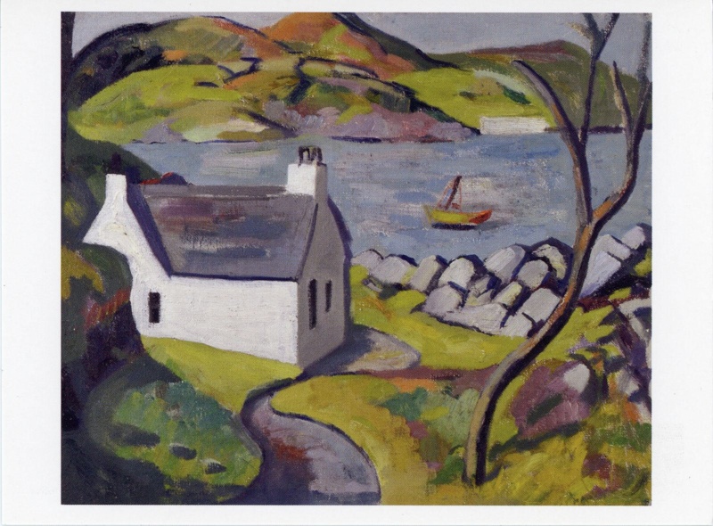 Postcard: White Cottage, Carbeth, c.1930s; Barns-Graham, Wilhelmina; GWL-2022-30-47