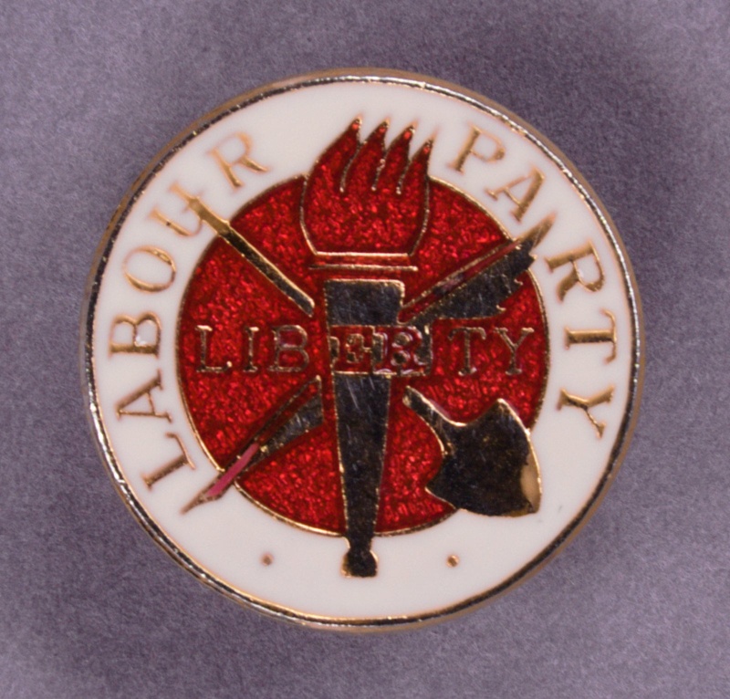 Badge: Labour Party - Liberty; 1983 or before; GWL-2013-50-23