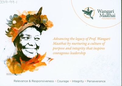 Postcard: Wangari Maathai Foundation; GWL-2019-99-1