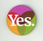 Badge: Yes; Together for Yes; 2018; GWL-2018-51-10