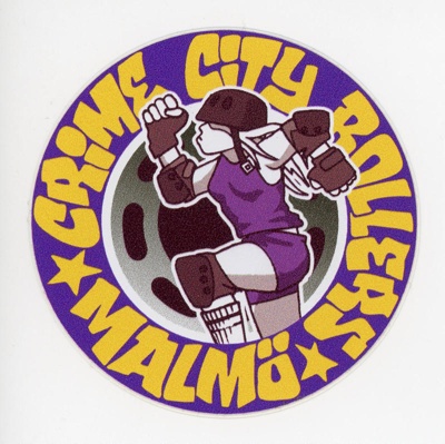 Sticker: Crime City Rollers; Malmö Roller Derby; GWL-2019-59-18