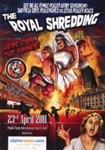 Programme cover: The Royal Shredding; Sheffield Steel Roller Derby; 2011; GWL-2020-25-16