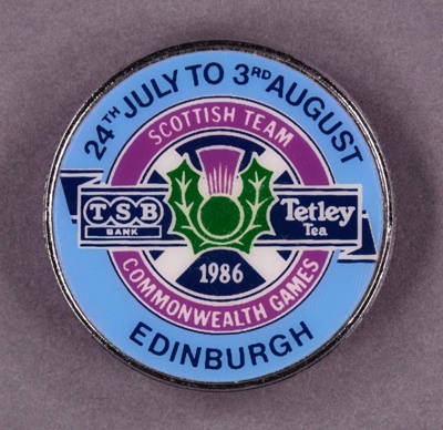 Badge: Commonwealth Games; 1986; GWL-2013-60-5