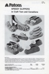 Knitting pattern: Speedy Slippers; Patons & Baldwins Canada Inc; GWL-2022-15-19