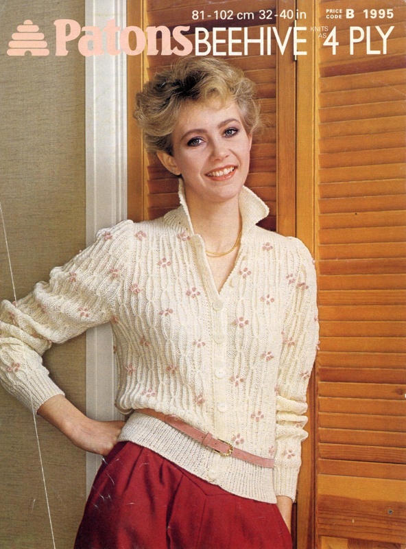 Knitting pattern: Return to Fashion; Patons Beehive Booklet 1995; 1982; GWL-2015-34-129