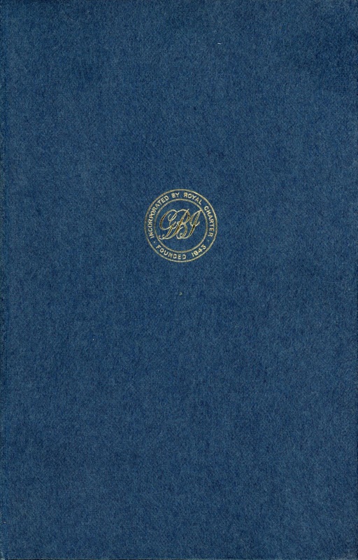 Book cover: The Story of the Governesses' Benevolent Institution; J.W.B.; 1962; GWL-2023-116