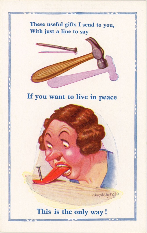 Postcard: If You Want To Live In Peace; D. Constance Ltd; GWL-2022-26-55