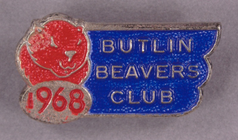 Badge: Butlin Beavers Club; Butlin's; 1968; GWL-2013-50-33