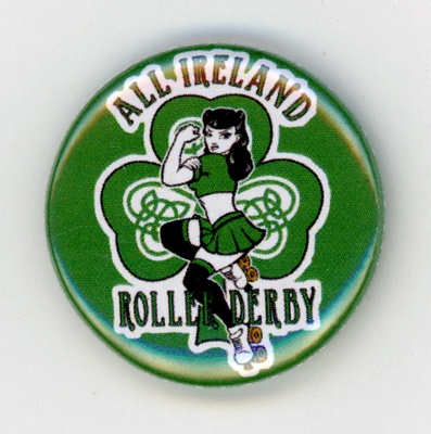 Badge: All Ireland Roller Derby; Team Ireland Roller Derby; 2010s; GWL-2025-119-7
