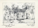 Print: Carmunnock Church; MacDonald, Mary H.S. (nee Gossman); 1965; GWL-2022-112-4