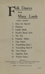 Booklet cover & contents: Folk Dances from Many Lands - First Series; Living Physical Education Association; 1959; GWL-2024-16-9