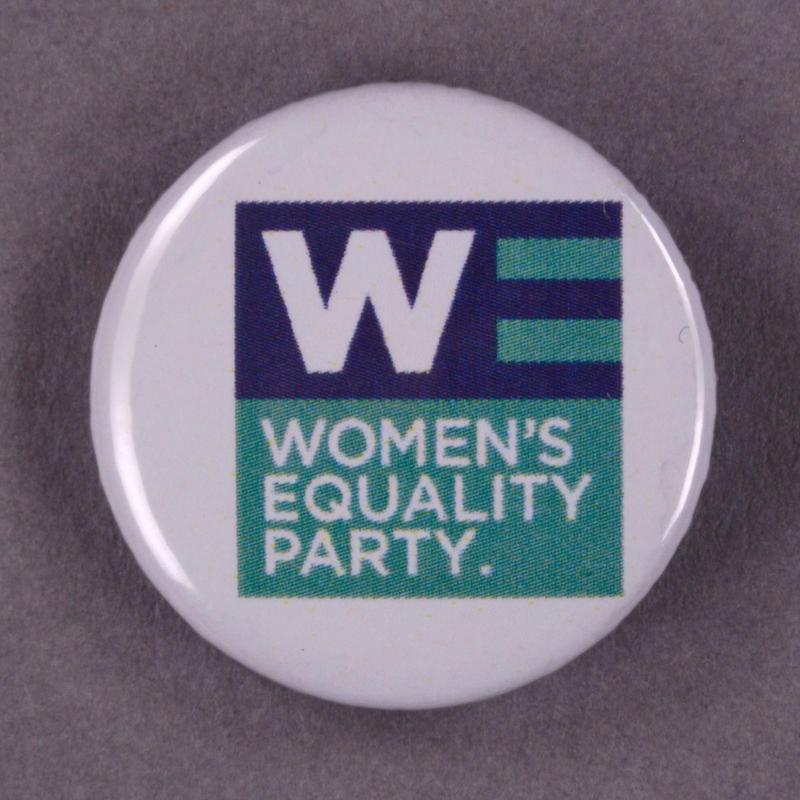 Badge: Women's Equality Party; Women's Equality Party; 2015; GWL-2017-25