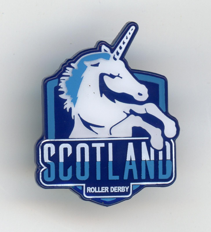 Badge: Team Scotland; Team Scotland Roller Derby; c.2010s; GWL-2019-95-2