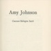 Title page: Amy Johnson; Babington Smith, Constance; 1967; GWL-2025-91-1