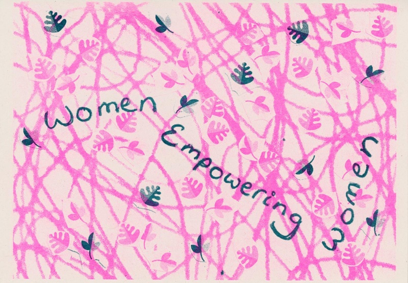 Risograph: Women Empowering Women; Wilson, Juliette; Sept 2021; GWL-2023-25-10