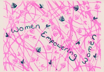 Risograph: Women Empowering Women; Wilson, Juliette; Sept 2021; GWL-2023-25-10