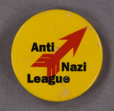 Badge: Anti Nazi League; 1977-81; GWL-2014-43-3