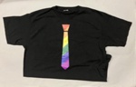 T-shirt front: Rainbow tie; Time for Inclusive Education (TIE); c.2015-25; GWL-2025-133-4