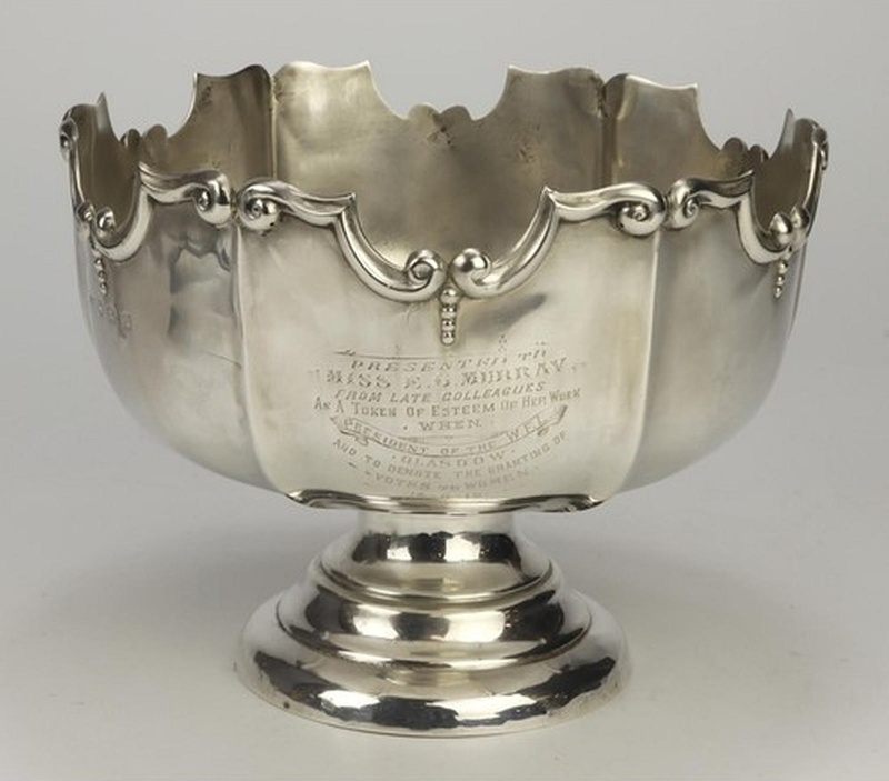 Rose bowl: Eunice G. Murray; Henry Clifford Davis; 1913 or 1938; GWL-2024-67