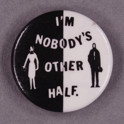 Badge: I'm Nobody's Other Half; GWL-2015-111-24