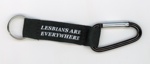 GWL-2026-39-1: Lesbians Are Everywhere keyring with carabiner GWL-2026-39-1: Lesbians Are Everywhere keyring with carabiner