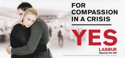 Flyer: For Compassion in a Crisis ~ YES; Labour Party; 2018; GWL-2022-152-40