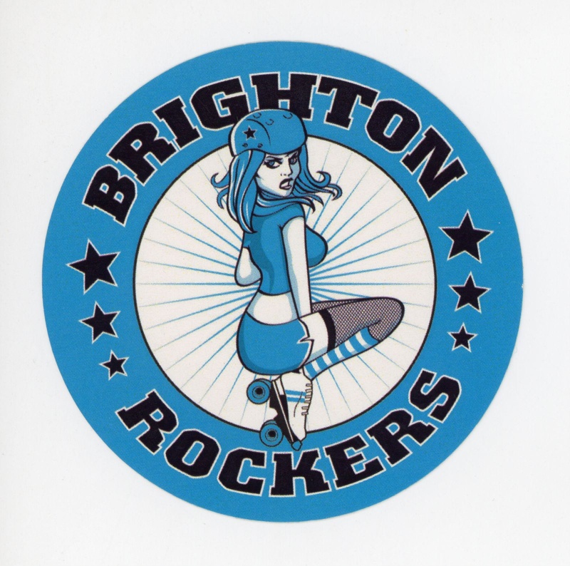 Sticker: Brighton Rockers; Brighton Rockers Roller Derby; GWL-2020-28-4