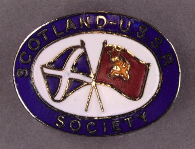 Badge: Scotland - USSR Society; c.1945-85; GWL-2013-35-3