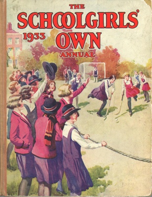 Front cover: The Schoolgirl's Own Annual; 1933; GWL-2023-93-8