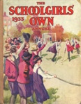 Front cover: The Schoolgirl's Own Annual; 1933; GWL-2023-93-8