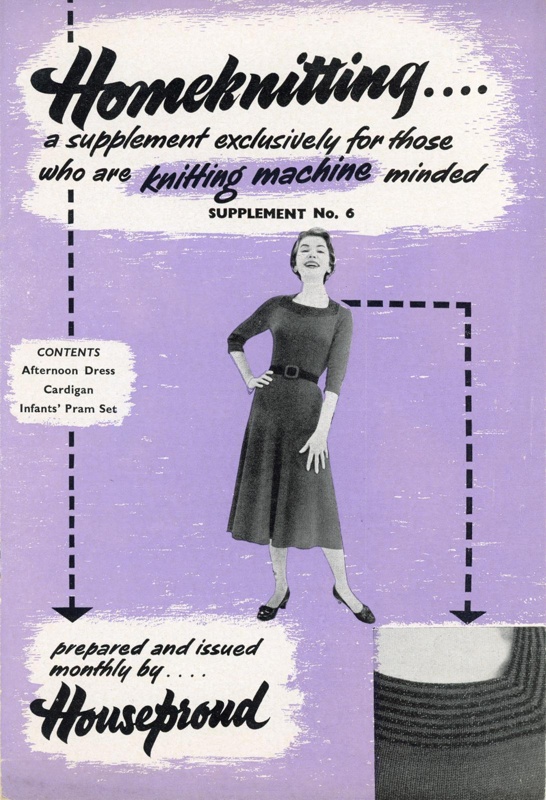 Magazine supplement: Homeknitting No. 6; Compendium Publishing Co Ltd; Feb 1955; GWL-2022-130-4