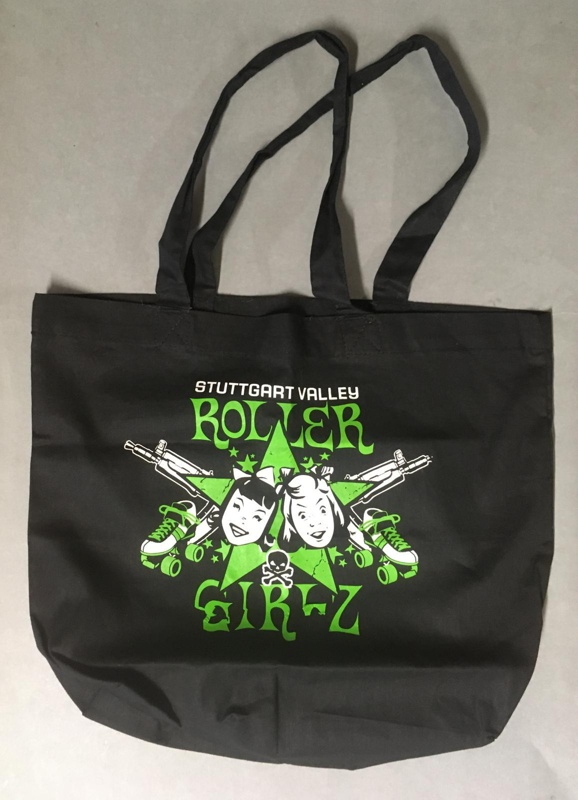 Tote bag; Stuttgart Valley Roller Derby; c.2007-2013; GWL-2013-46-1