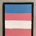 Placard: Trans flag; Solidarity Salon participant; 2025; GWL-2025-71-1