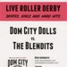 Flyer (back): Welcome to the Dollhouse; Dom City Roller Derby; June 2012; GWL-2015-131-45