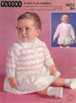 Knitting pattern: Baby’s Two Colour Cardigan; Patons Beehive Booklet 9872; GWL-2015-34-99