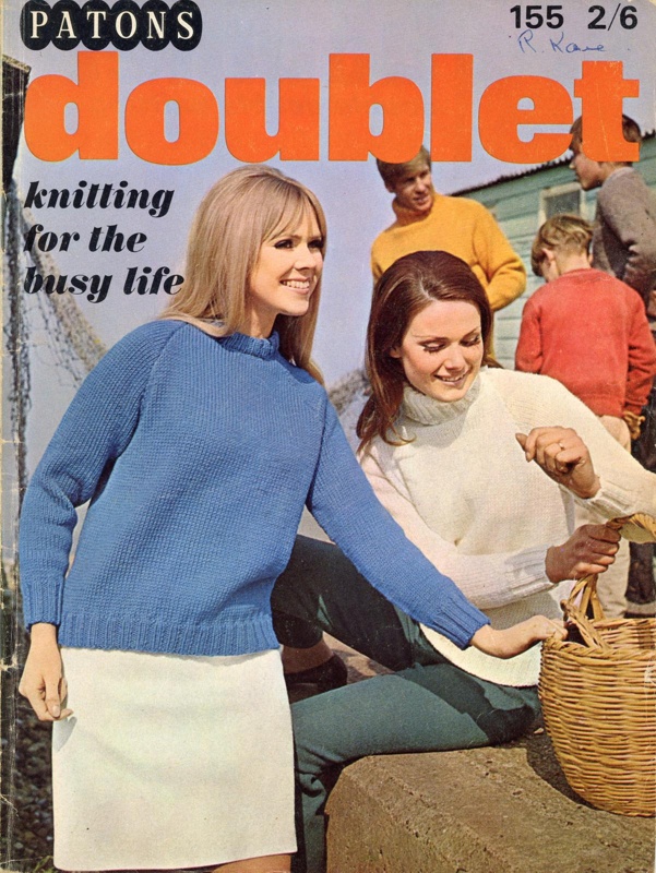 Cover: Patons Doublet 155: Knitting for the busy life; Patons & Baldwins Ltd; c.1970; GWL-2015-44-10