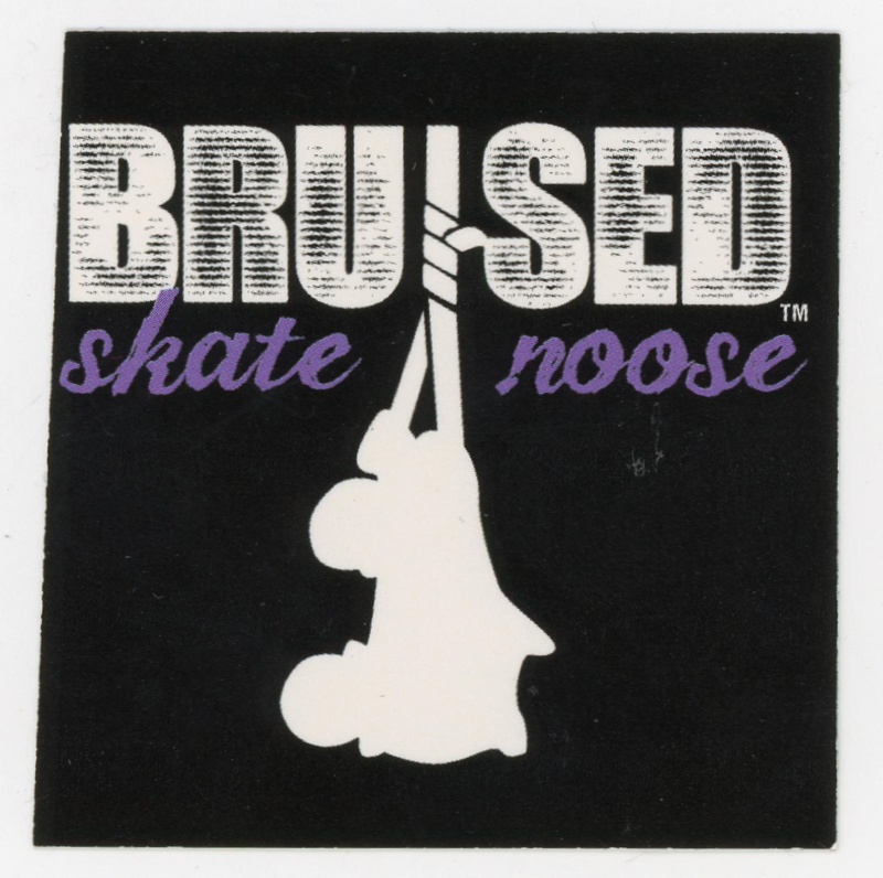 Sticker: Bruised Skate Noose; Bruised Skate Stuff Co.; c.2010s; GWL-2025-118-62