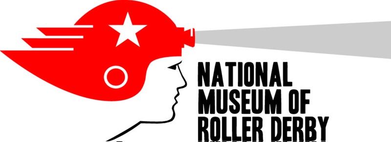 Logo for the National Museum of Roller Derby, created by Ellie Harrison