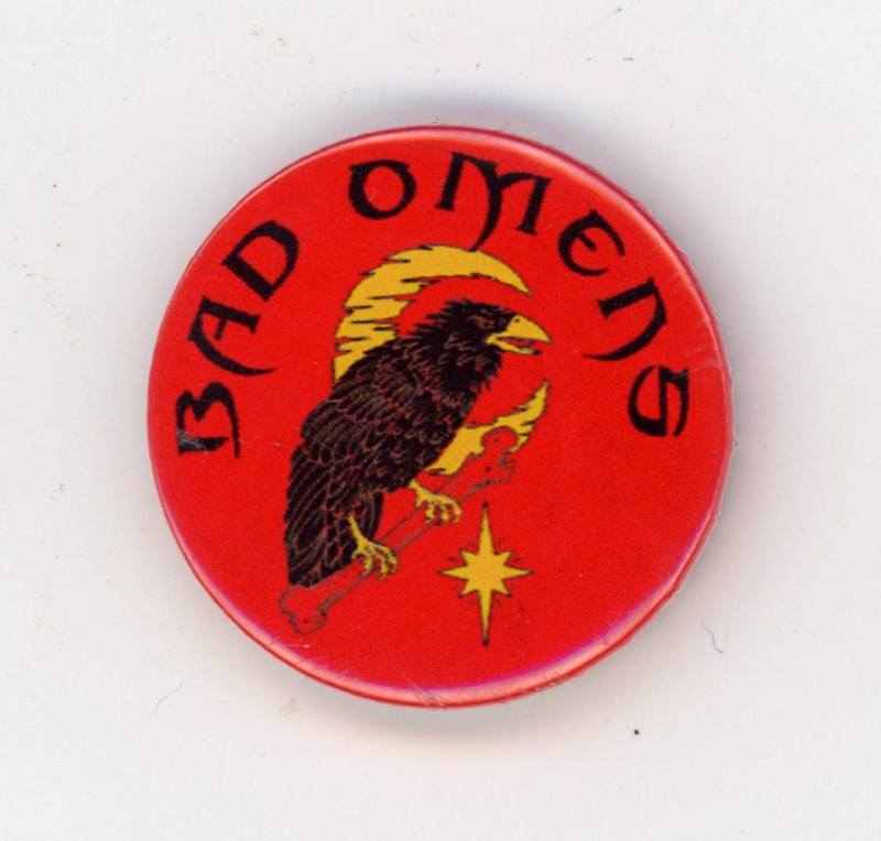 Badge: Bad Omens; Glasgow Roller Derby; c.2011-19; GWL-2019-59-36