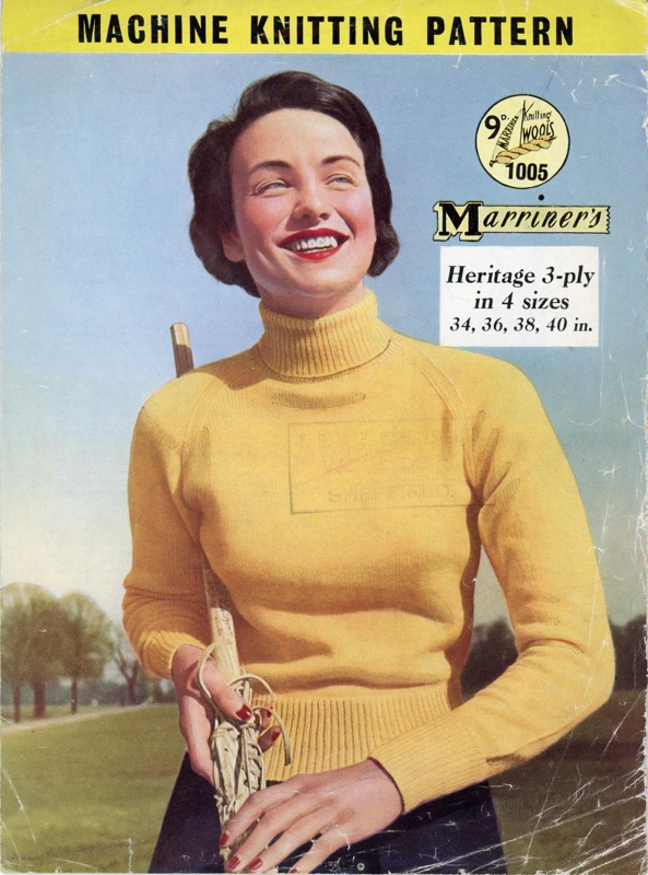 Knitting pattern: Raglan Sleeved Sweater; R.V. Marriner Ltd; GWL-2022-15-14