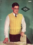 Knitting pattern: Man's Sleeveless Pullover;  Copley's Leaflet No. 1894; GWL-2016-159-10