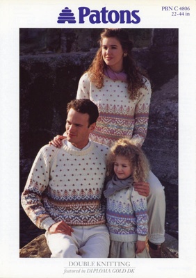 Knitting pattern: Sweater; Coats Patons Crafts; 1992; GWL-2022-135-18