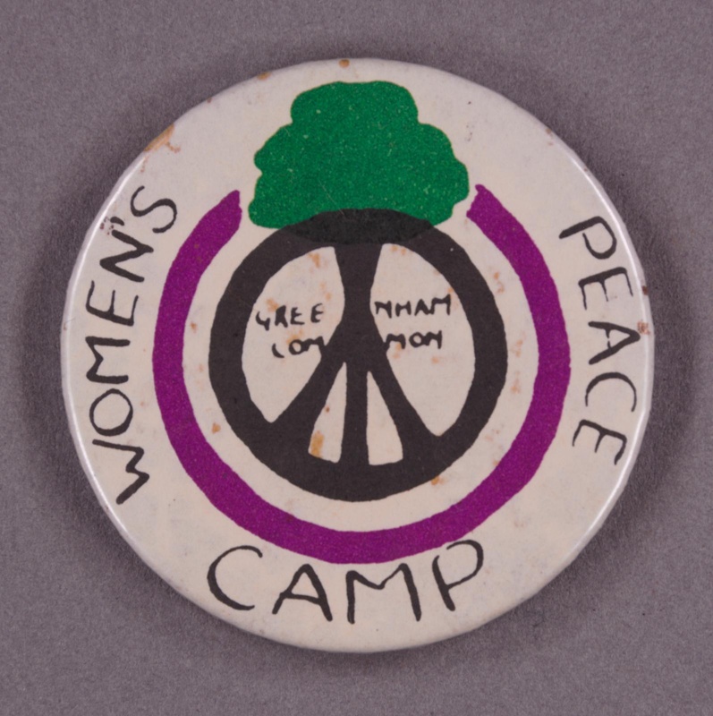 Badge: Women's Peace Camp; 1981-2000; GWL-2015-111-35