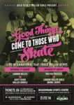 A6 Flyer: Good Things Come to Those Who Skate; Auld Reekie Roller Derby; 2014; GWL-2025-119-27