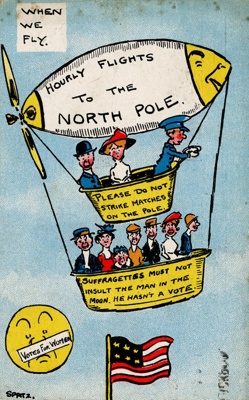 Postcard front: When We Fly; c.1913; GWL-2024-77-12