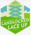 Roller Derby sticker: Landlocked Lace Up; 2012; GWL-2019-59-27