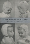 Knitting pattern: Four Helmets; P&B Wools No. 314; GWL-2016-95-23