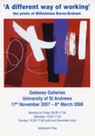 Flyer (front): A different way of working: the prints of Wilhelmina Barns-Graham; University of St Andrews; 2007; GWL-2022-30-35