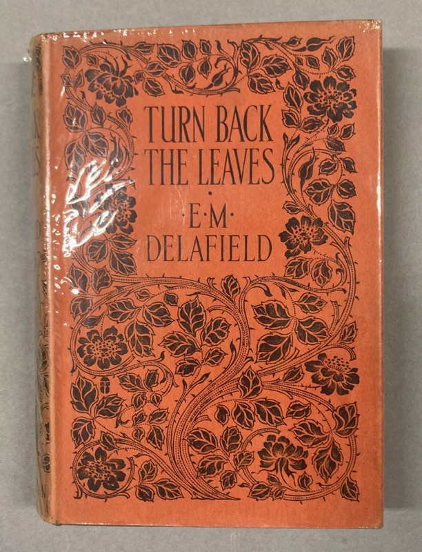 Front cover: Turn Back the Leaves; Delafield, E.M.; 1930; GWL-2024-38-4