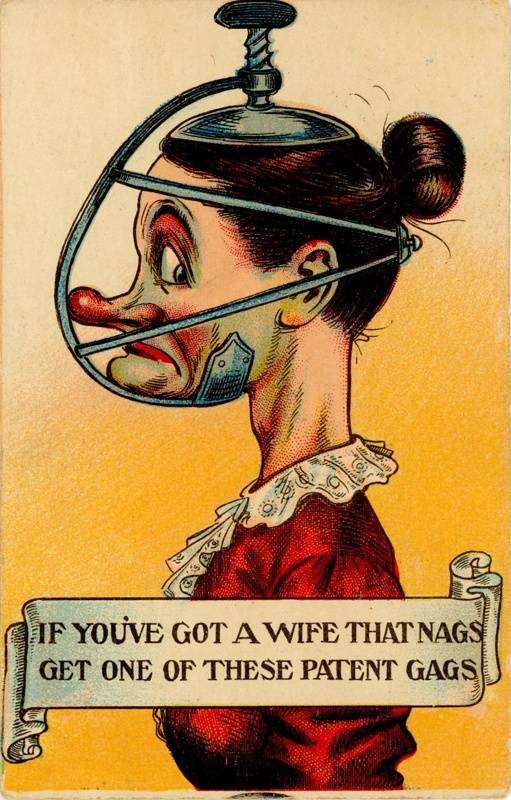 Postcard: If You've Got A Wife That Nags; GWL-2015-1-6